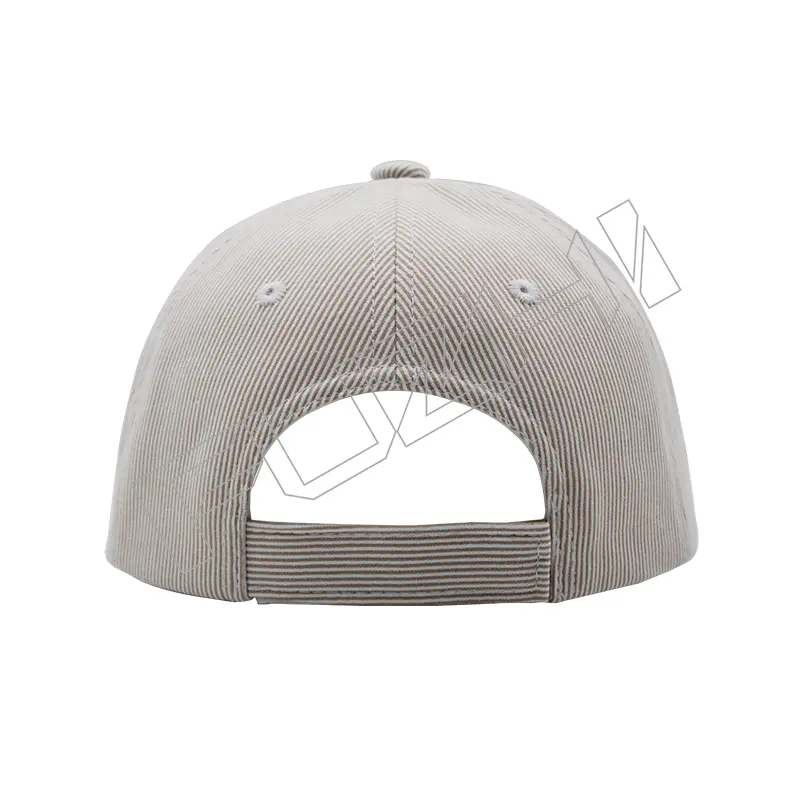 FZBC-5478 New 6 panel colored cotton kids striped baseball cap outdoor sports cap