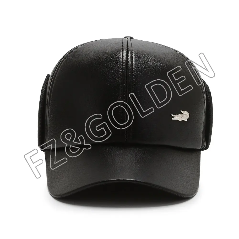 China Bike Cap Manufacturer –
Winter Warm Mens Leather Winter Cap – FUZHI