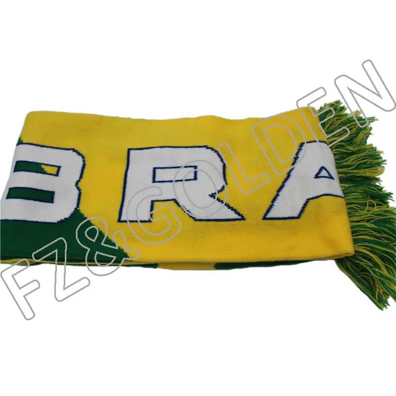 High Quality Custom Embroidery Knitted Scarf – FUZHI
