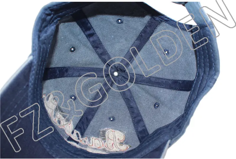 Towel Embroidery Water Washed Cap Dad Cap