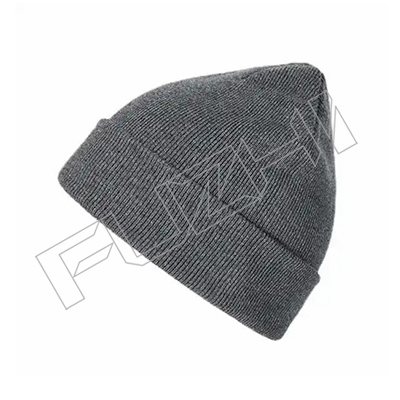 FZBH-1004 Hats Men Custom Logo Streetwear Warm Knit Beanie winter products 2023