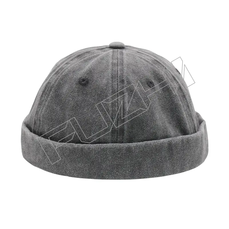 FZBC-6110 Washed vintage skull cap washed dome melon skin hat fashion soft top four seasons all landlord hat man