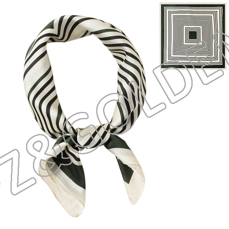 Discount Women Scarf Factory -
New Fashion Custom Printing Silk Ladies Scarf - FUZHI