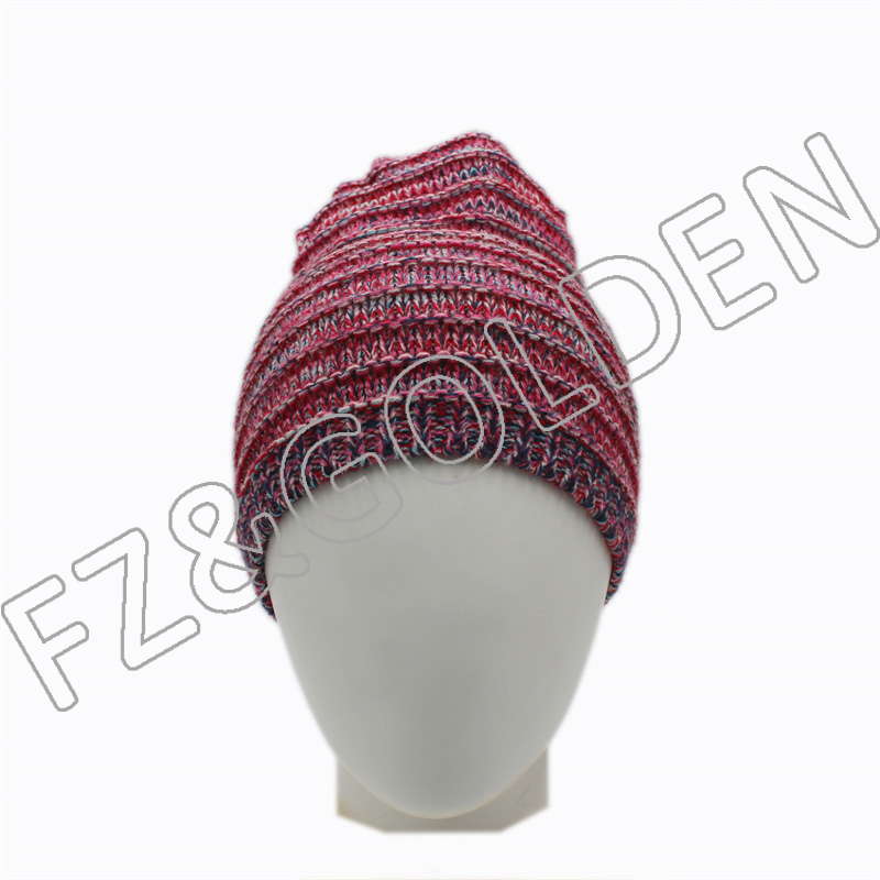 China Beanie Hats Supplier -
Winter Warm Knitted Pink Beanie Hat for Women - FUZHI