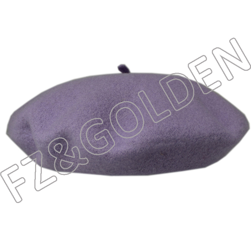 Export Fitted Baseball Caps -
Winter Warm Colorful Wool Berets - FUZHI