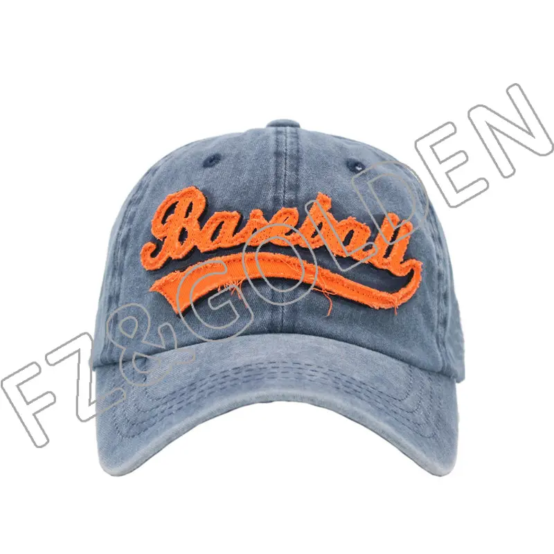 Discount 5 Panel Baseball Cap Factory –
Towel Embroidery Water Washed Cap Dad Cap – FUZHI