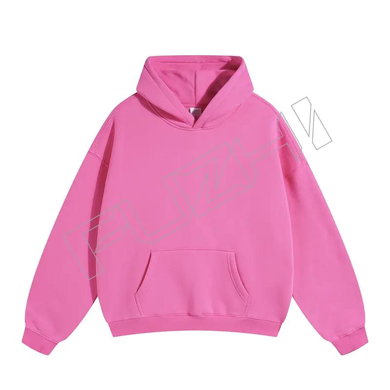 FZHP-1000 Customize fashion men’s and women’s color fleece hoodie & fleece pants