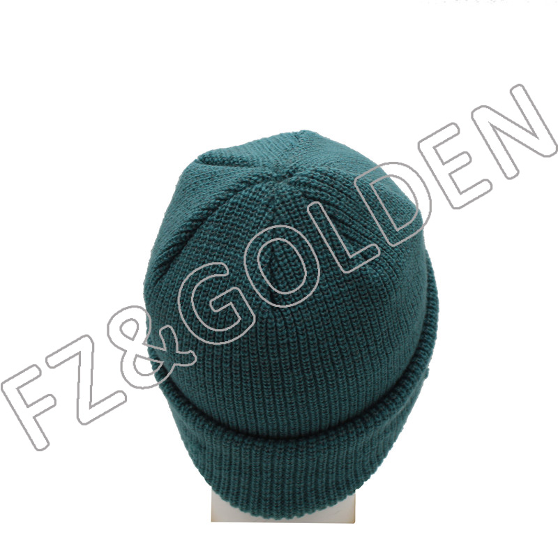 High-Quality Reflective Cap Factory -
Reflective Adult Polyester Knitted Hat - FUZHI