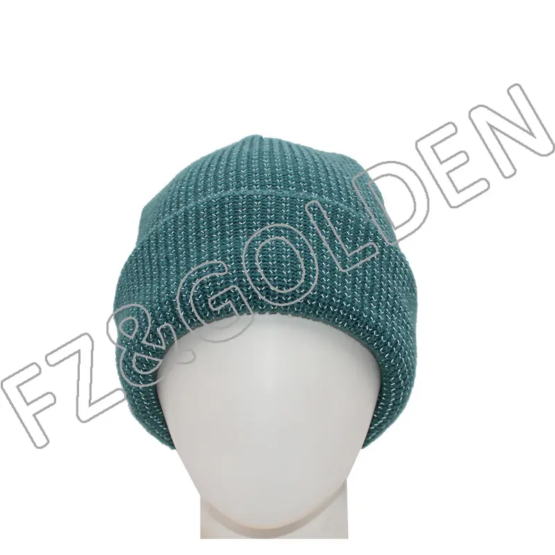 Wholesale Reflective Mitten Manufacturer –
Reflective Adult Polyester Knitted Hat – FUZHI