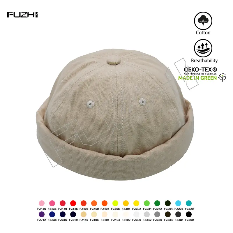 FZDL-1005 Fashion casual dairy life cotton bowler hat skull cap