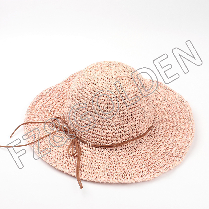 Discount Nets Hat Manufacturer -
Women's Sun Wide Brim UPF 50+ Summer Straw Beach Bucket Hat - FUZHI