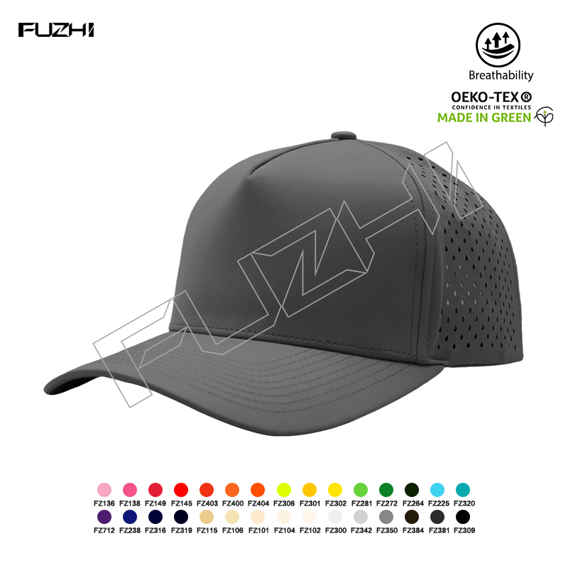 FZSC-1003 5 panel laser holes baseball cap Featured Image