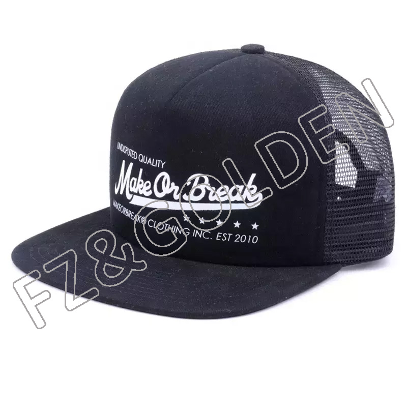 Export 5 Panel Baseball Cap Supplier -
low moq flat brim mesh hats snapback caps blank snapback trucker baseball caps hat - FUZHI
