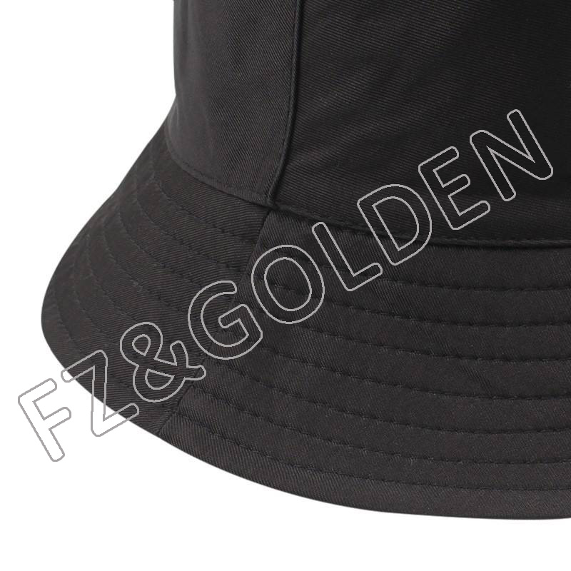 Best-Selling Kids Hat Supplier -
Sun Summer double side plain cotton custom logo fisherman bucket hat - FUZHI