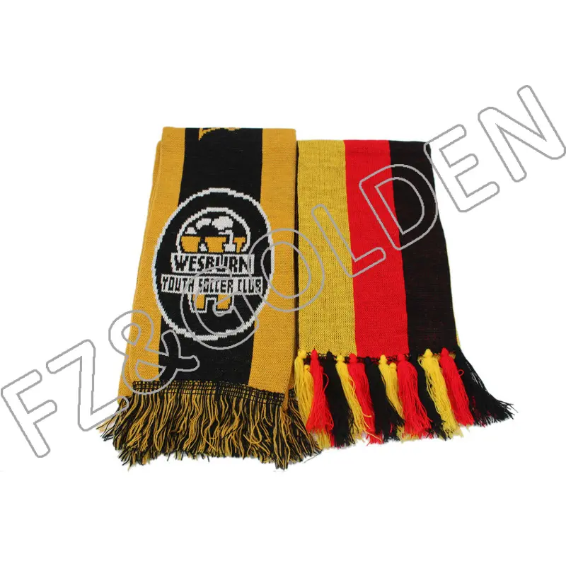 High Quality Custom Embroidery Knitted Scarf – FUZHI