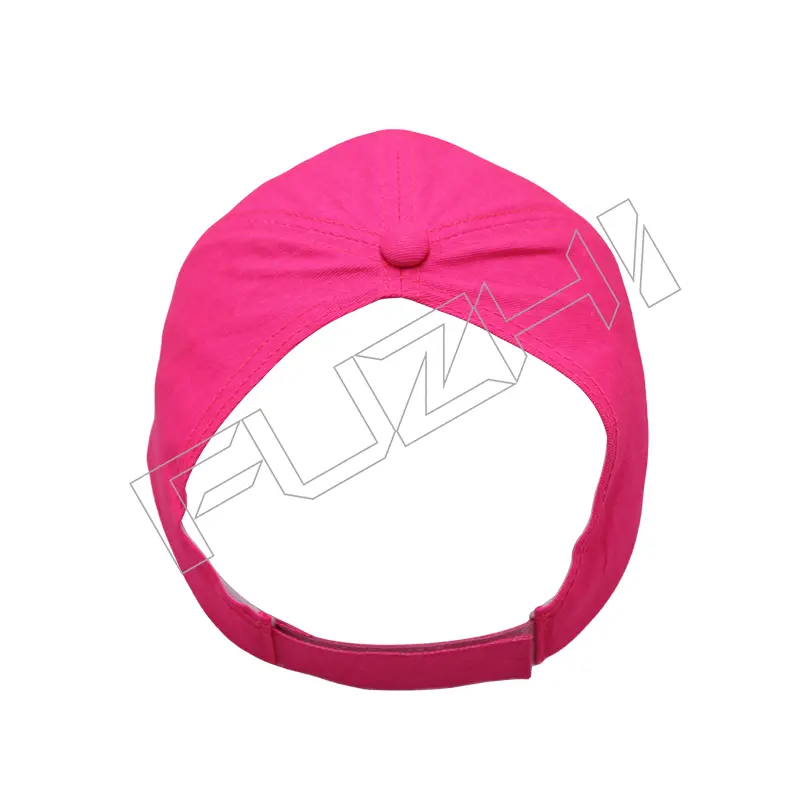 FZSC-2001 6 panel outdoor cotton sport cap can tie a high ponytail without a cap women’s summer sun sunscreen empty top cap sun cap