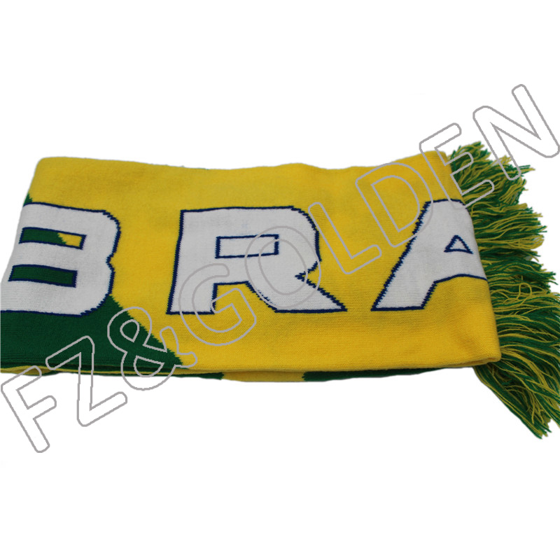 Export Ladies Scarf Supplier -
High Quality Custom Embroidery Knitted Scarf - FUZHI