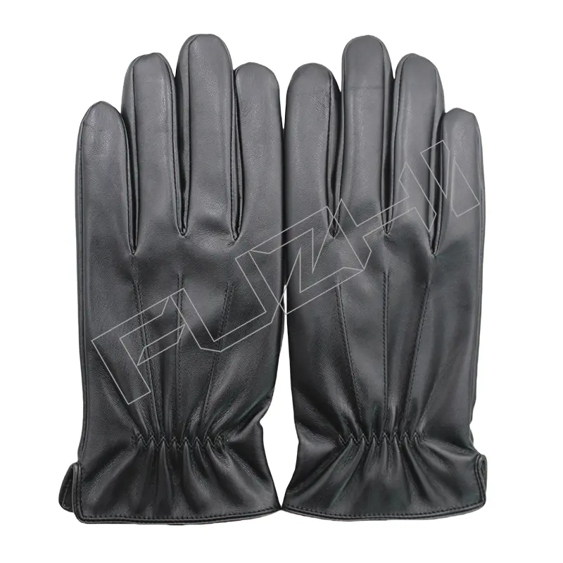 FZWG-1012 Men’s and women’s PU gloves new autumn and winter fashion warm and thick plus cashmere windproof and cold PU gloves