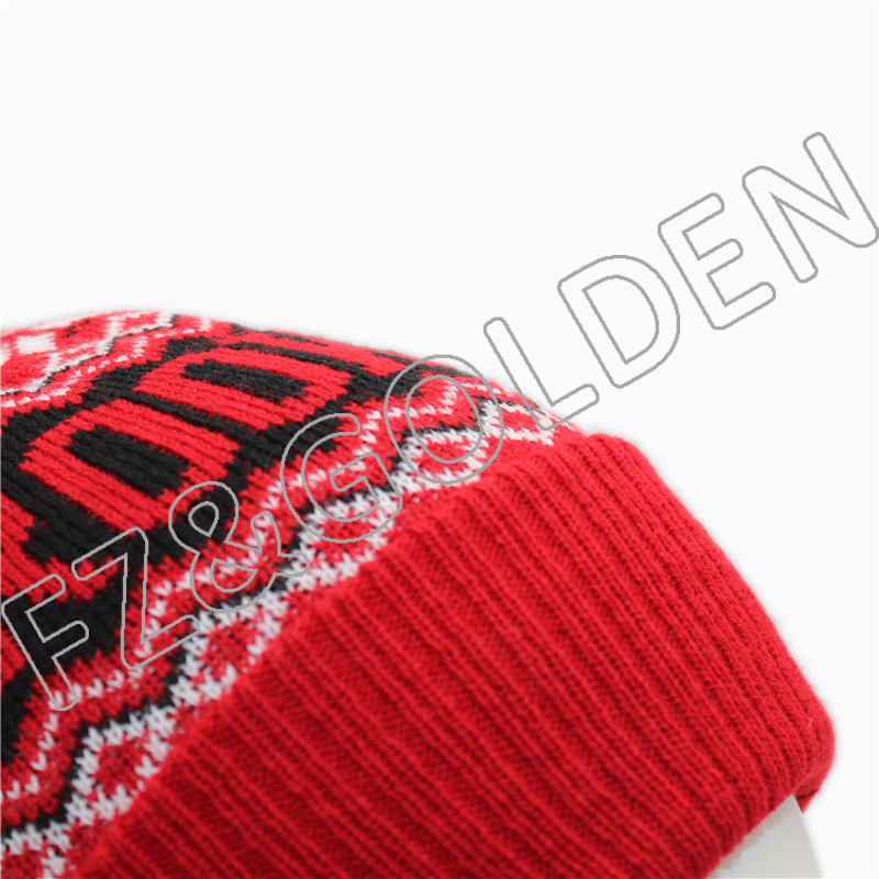 OEM/ODM Organic Cotton Beanies -
Warm Knitted Hat With Pom - FUZHI