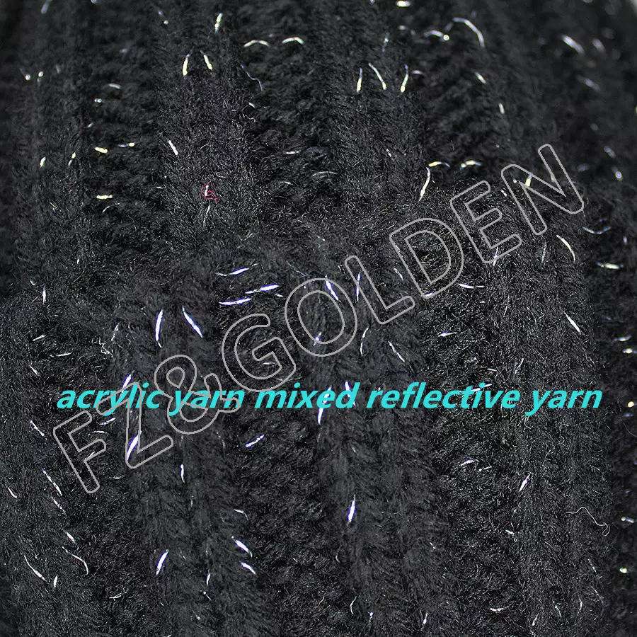 China Pom Beanie Manufacturers -
Visibility safe protection luxury knitted toque sports glow in dark reflective beanie hat for night - FUZHI