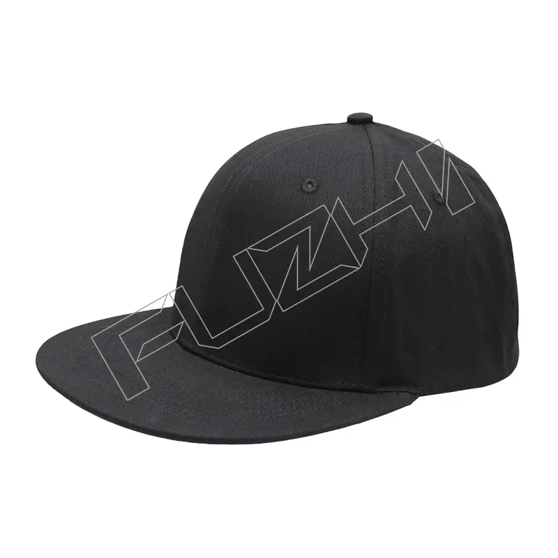 FZSN-8001 6 panel snapback elastic sweatband cap