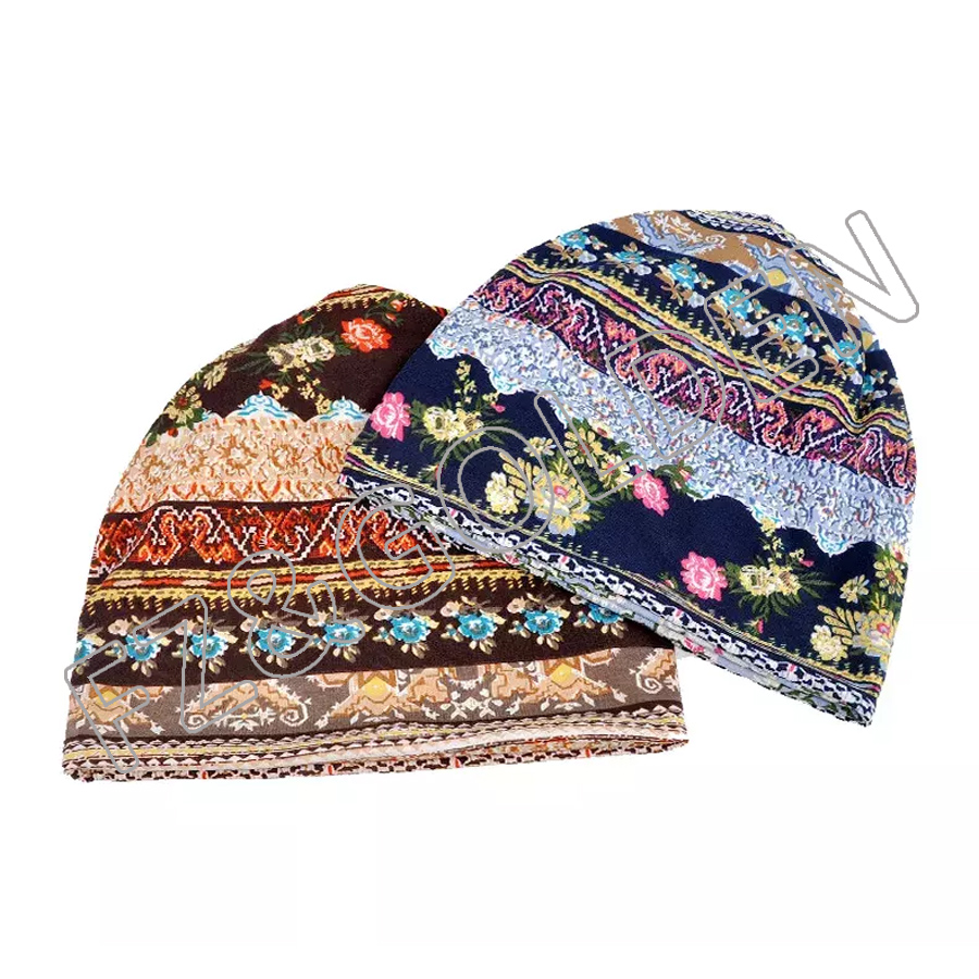 FZBH20250729-2 Jemis Skullies Thin Bonnet Cap Autumn Casual printed Beanies Hat