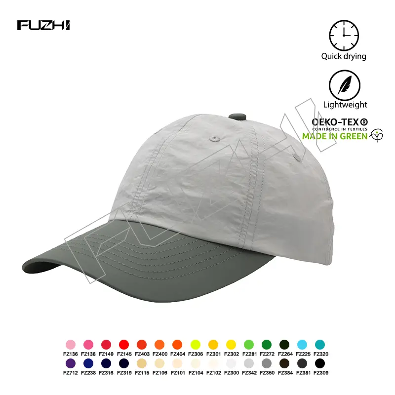FZSC-2003 6 panel sport cap outdoor casual super light quick drying baseball cap Featured Image
