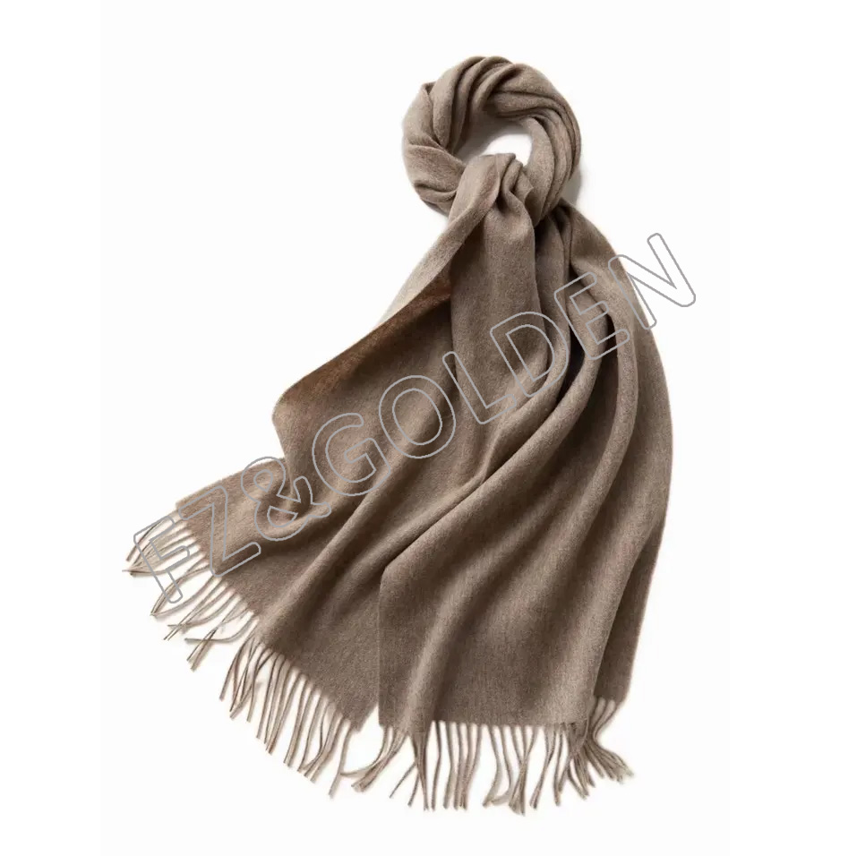 FZSC20250626 custom logo winter ladies pure 100% cashmere shawls designer luxury long tassel pashmina stoles wool scarves for women men