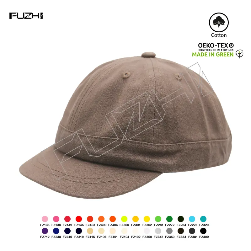 FZDL-1003 New dairy life outdoor cotton 6 panel small peak cap Featured Image