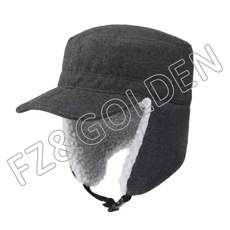 FZWH20250722-1 Hot selling soft faux fur bomber stock colors trapper mask Thickened Thermal Ear Protection warm Winter Trooper Hat