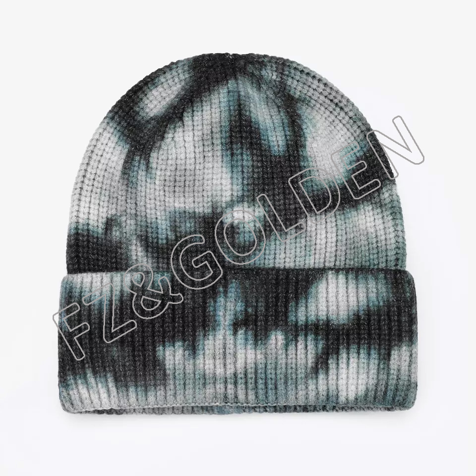 FZBH20250729 High quality custom customized embroidery logo 100% acrylic winter sport knitted knit beanie hats