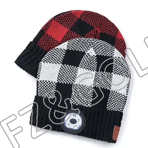 Discount Knitted Beanie Suppliers -
New arrival hot sale smart wireless musical knit bluetooth beanie hat with light and headphones - FUZHI