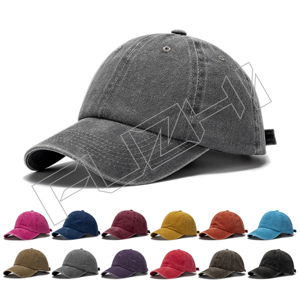 FZBC-5823 Customize high quality 6 panel color washed cotton baseball cap