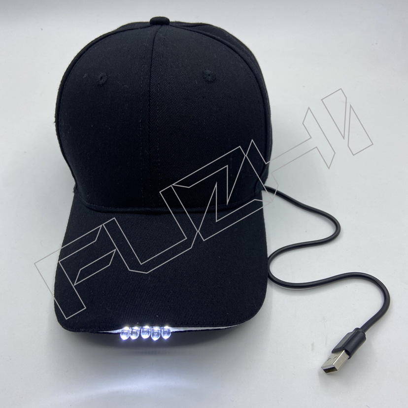 FZLC-3001 6 panel LED baseball cap