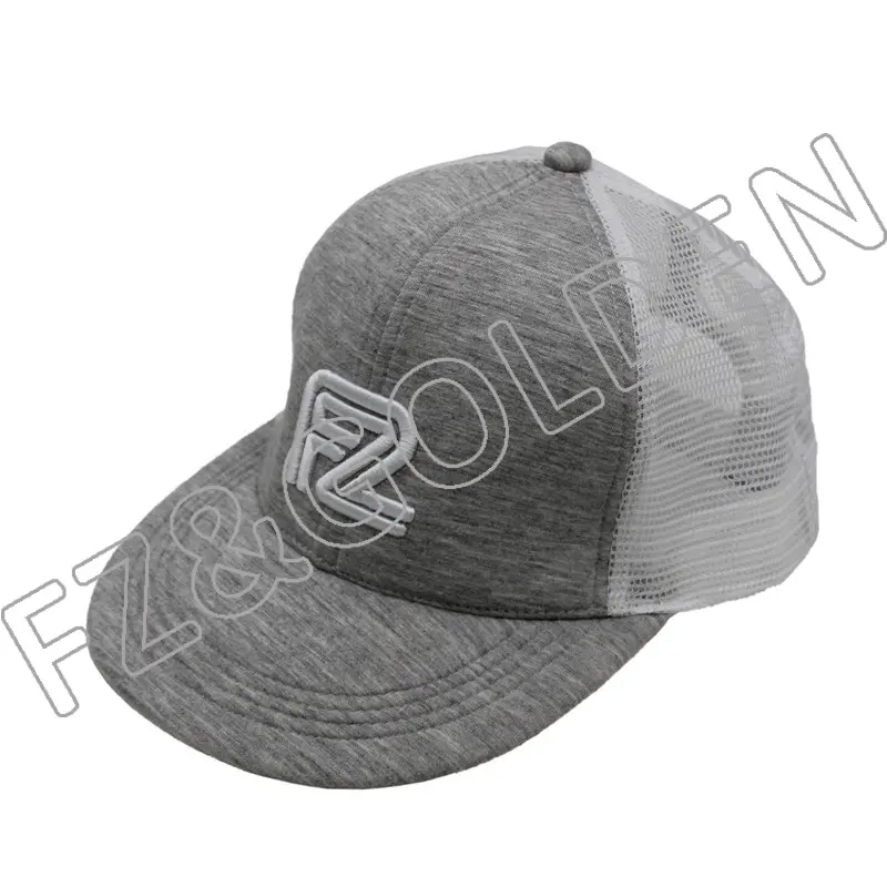 Export Camo Cap –
Flat Visor 6 Panel Air Cotton+Mesh Snapback Trucker Cap – FUZHI