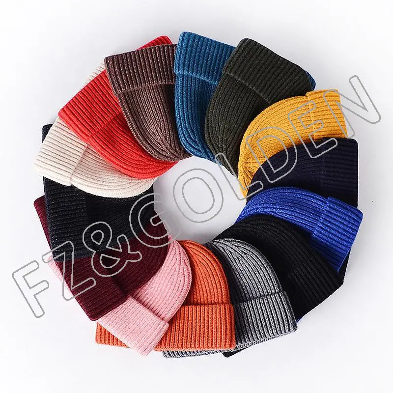 High-Quality Fur Beanie Supplier –
Roll-up Edge Skullcap Fisherman Knit Beanie for Men Women – FUZHI