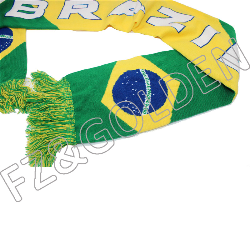 Export Ladies Scarf Supplier -
High Quality Custom Embroidery Knitted Scarf - FUZHI