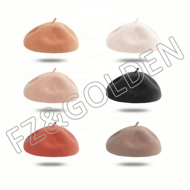 OEM/ODM Fur Bucket Hat Manufacturers -
New Arrival Wool Warm Knit French Paris Beret Hat for Women - FUZHI