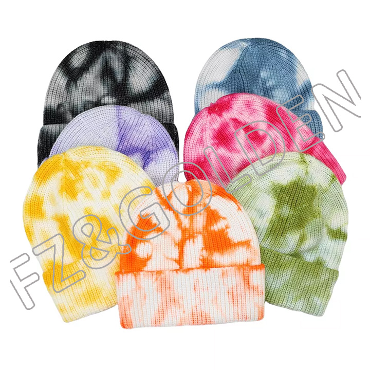 FZBH20250729 High quality custom customized embroidery logo 100% acrylic winter sport knitted knit beanie hats