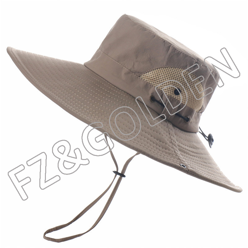China Wool Knitted Hat Suppliers -
Foldable Super Wide Brim Fishing Bucket Safari UPF 50+ Sun Protect Hat - FUZHI