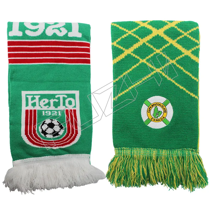 FZSC-3033 Football surrounding home atmosphere football fan stadium help football scarf gift football club double-sided knitted football scarf