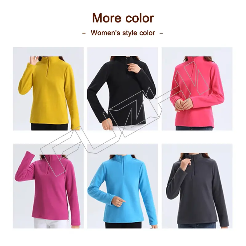 FZJA-1000 Autumn and winter pullover men and women fleece sweatershirt sports leisure fleece sweatershirt jacket polar inner bladder warm
