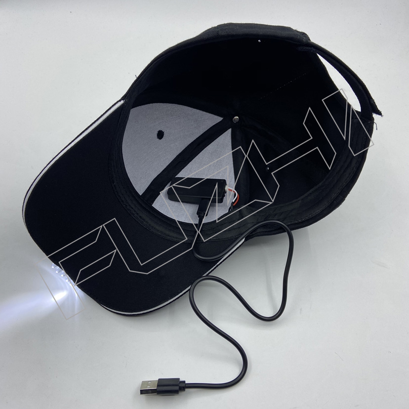 FZLC-3001 6 panel LED baseball cap