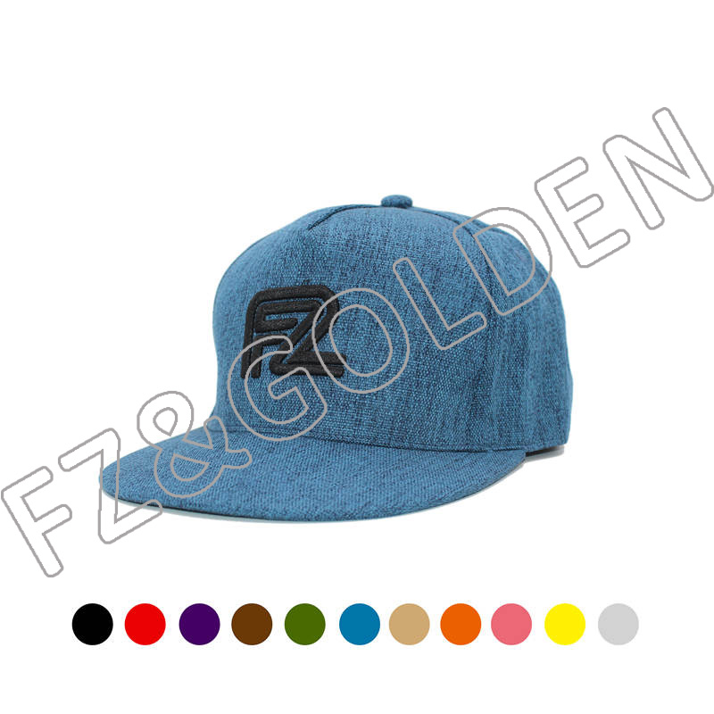 Best-Selling Wool Baseball Cap -
5 Panel Embroidery Logo Snapback Cap - FUZHI