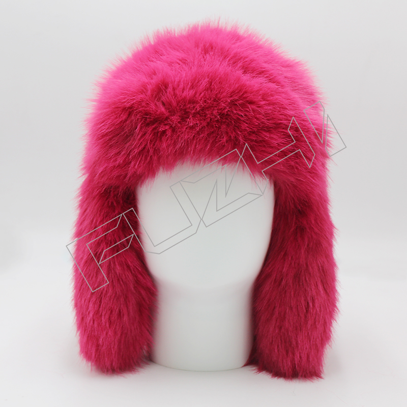 FZBH-1021 Women’s winter hat autumn and winter furry hat ski hat everything warm fur furry ear protection hat