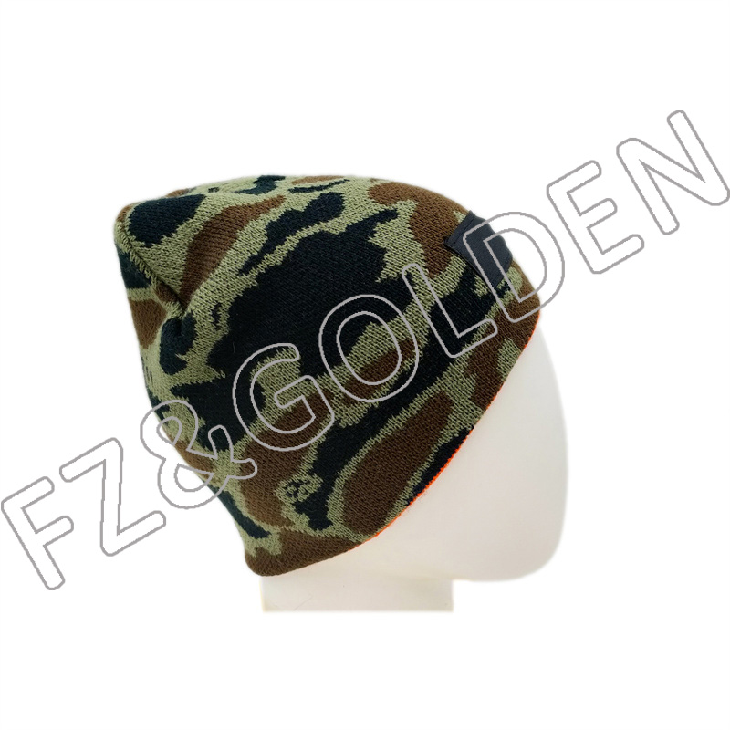 Cheapest High Quality Beanies Suppliers -
Warm Knitted Winter Camouflage Beanie Hat - FUZHI