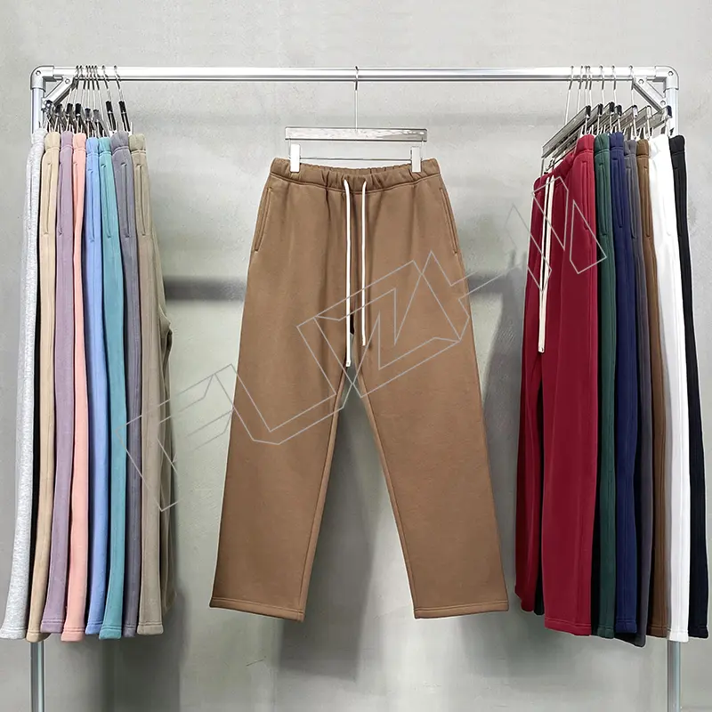 FZPA-5826 Customize fashion adults unisex color fleece pants sport pants