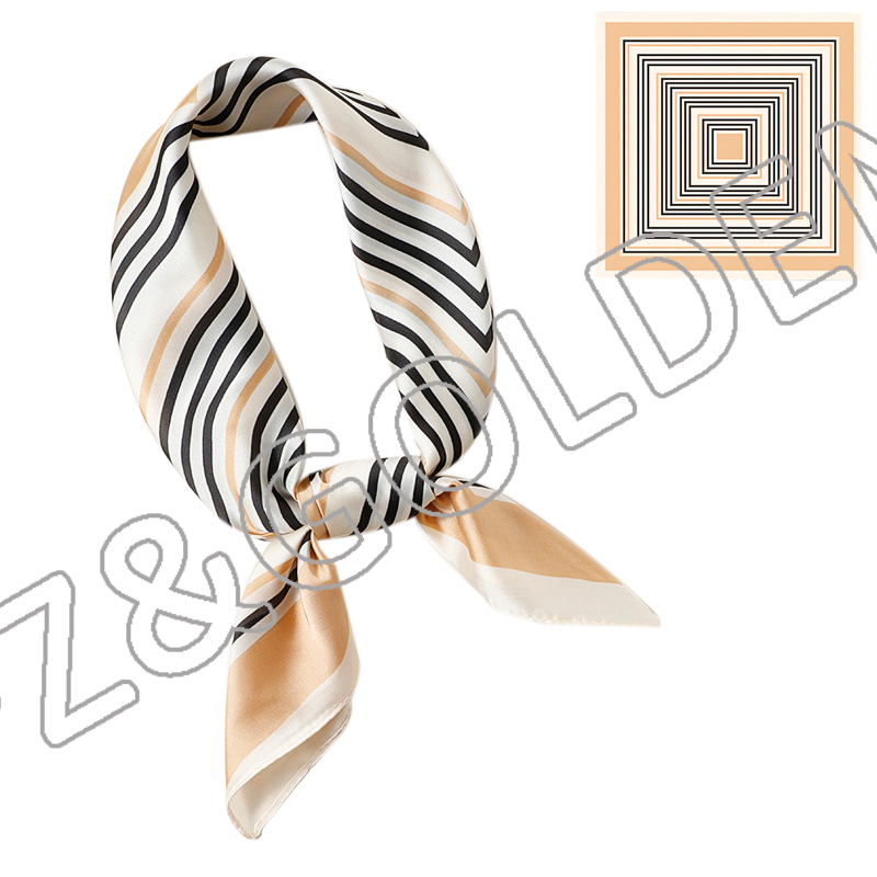 Discount Women Scarf Factory -
New Fashion Custom Printing Silk Ladies Scarf - FUZHI