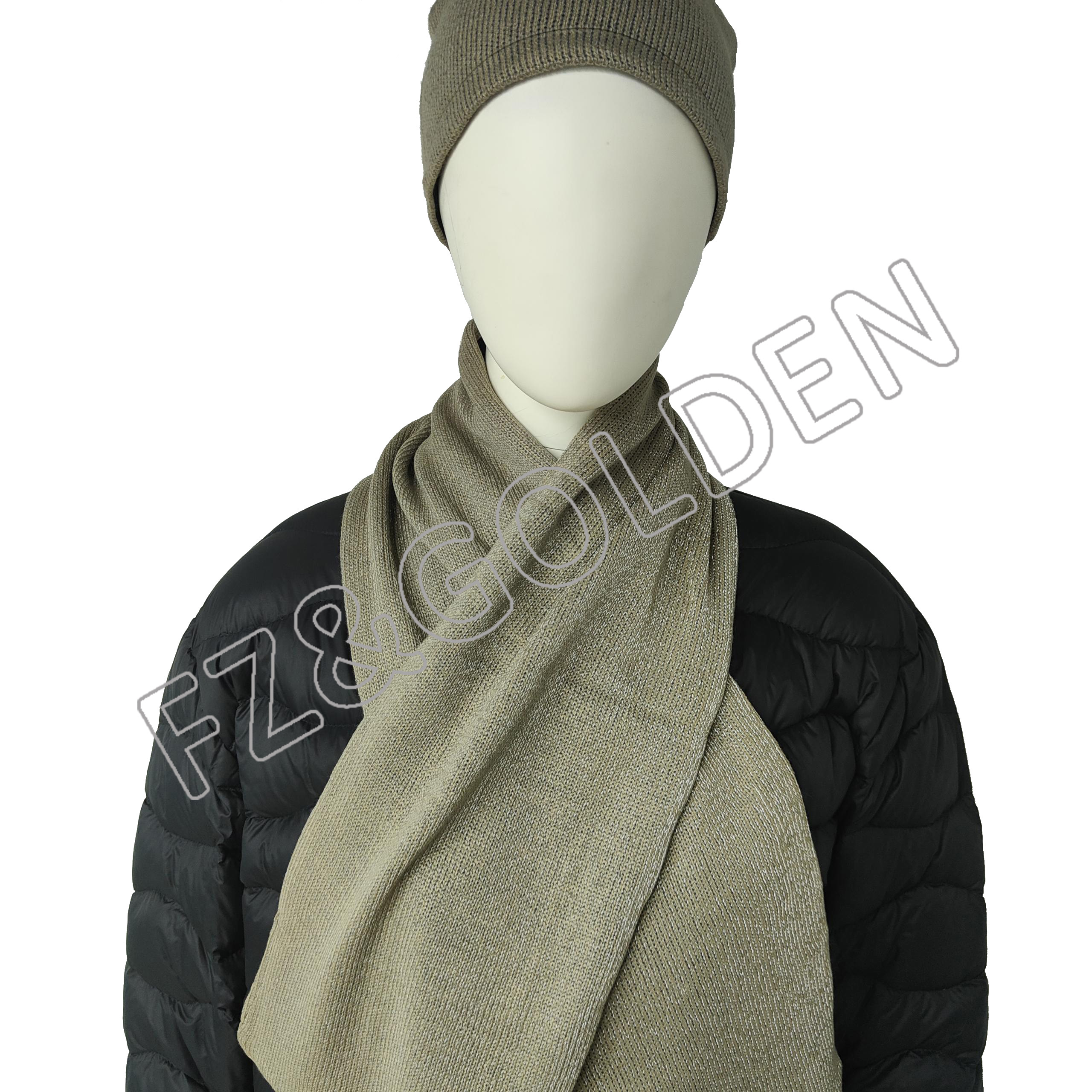 High-Quality Knitted Scarf -
Reflective knitted adult scarf - FUZHI