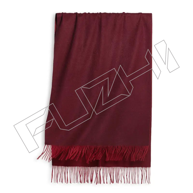 FZSC-3028 Factory Hot Sale Women Pashmina Scarf Soild Winter Color Cashmere plain Scarf
